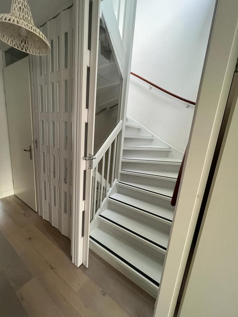 Meubel bij klanten thuis: Luciana glas vouwdeur1